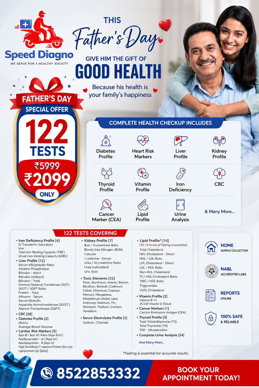 COMPLETE HEALTH CHECKUP FATHERS DAY OFFER